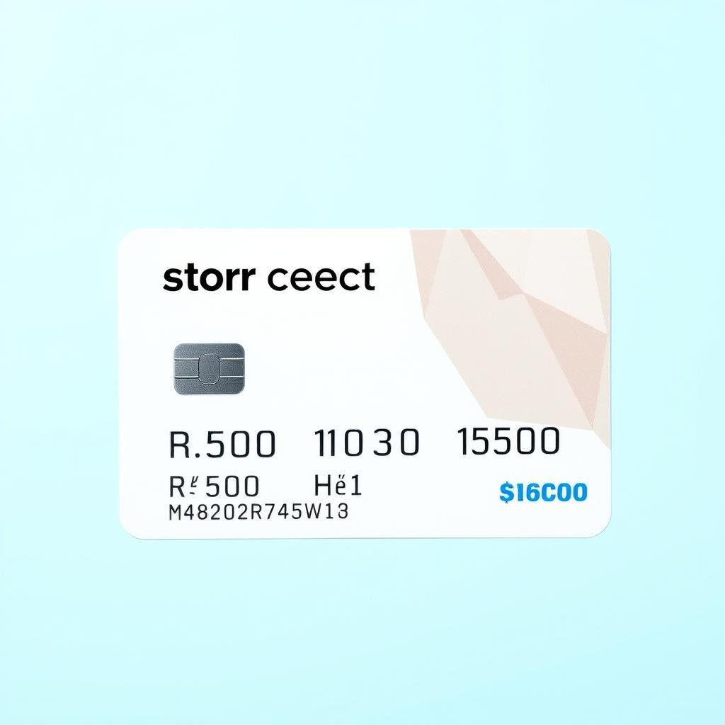 Cartão de crédito de loja para negativados com limite de 500 reais Cartão de crédito de loja para negativados com limite de 500 reais